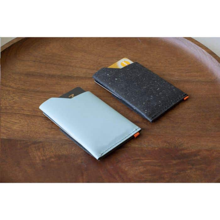 Recycled Leather Cardholder kaarthouder