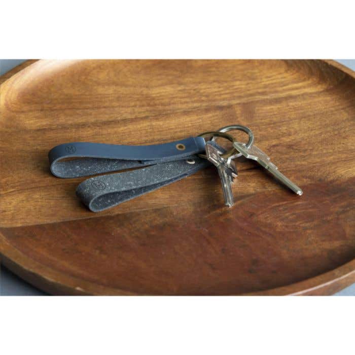 Recycled Leather Keyring sleutelhanger