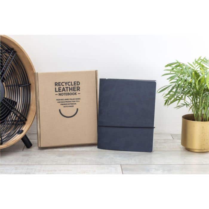 Recycled Leather Refillable Paper Notebook A5