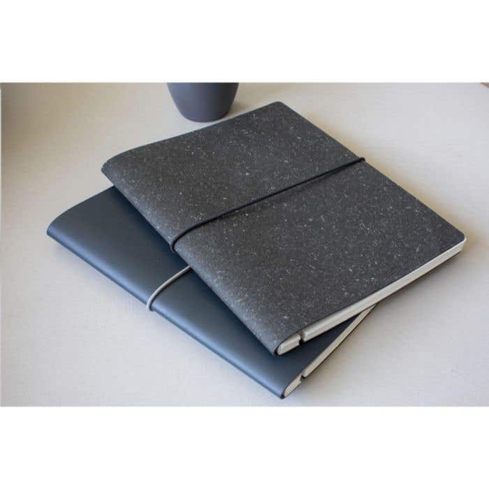 Recycled Leather Refillable Notebook A5 Notizbuch