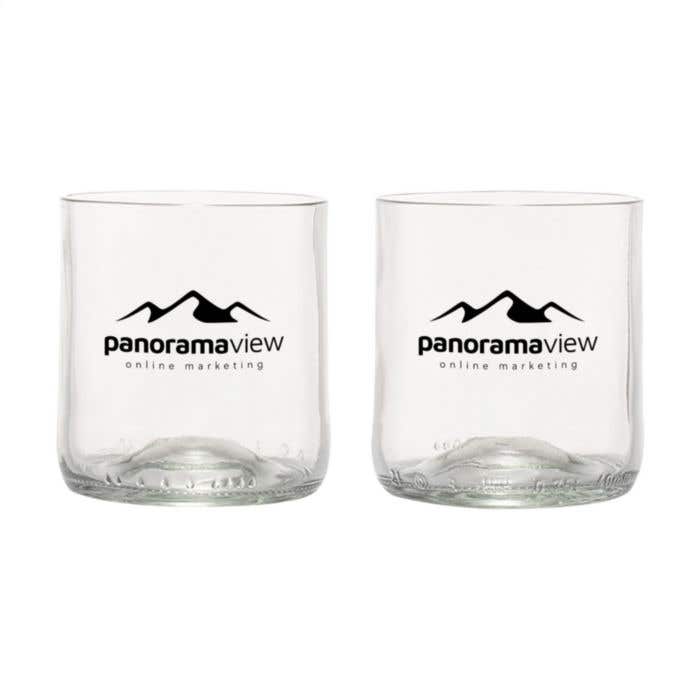 Rebottled® Short Tumbler 2-pack set glazen
