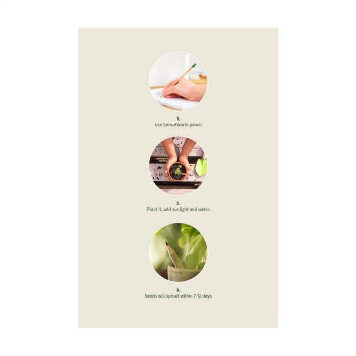 Sproutworld Sharpened Pencil Bleistifte angespitzt