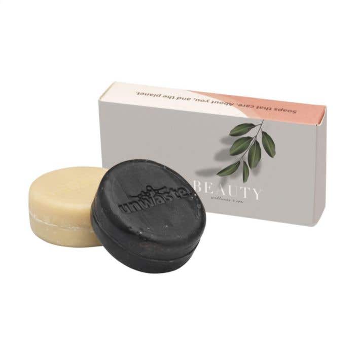 Unwaste Duopack Scrub & Shampoo bar