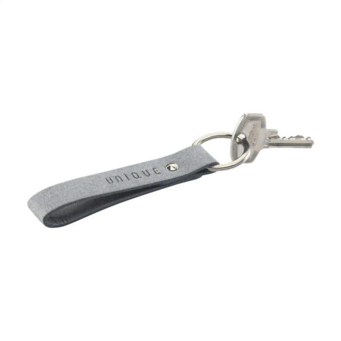 Recycled Denim Textile Keyring