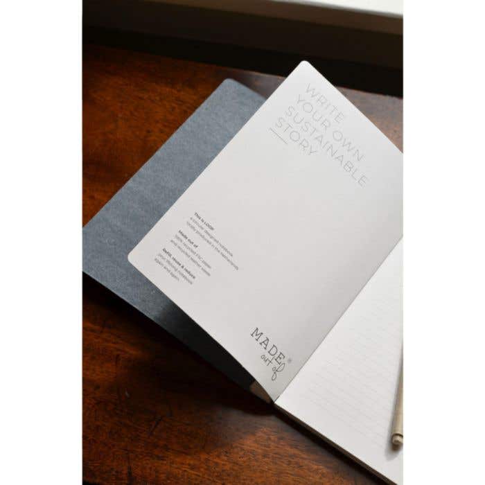 Recycled Textile Refillable Paper Notebook A5