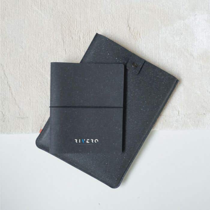 Recycled Leather Laptop Sleeve 14"