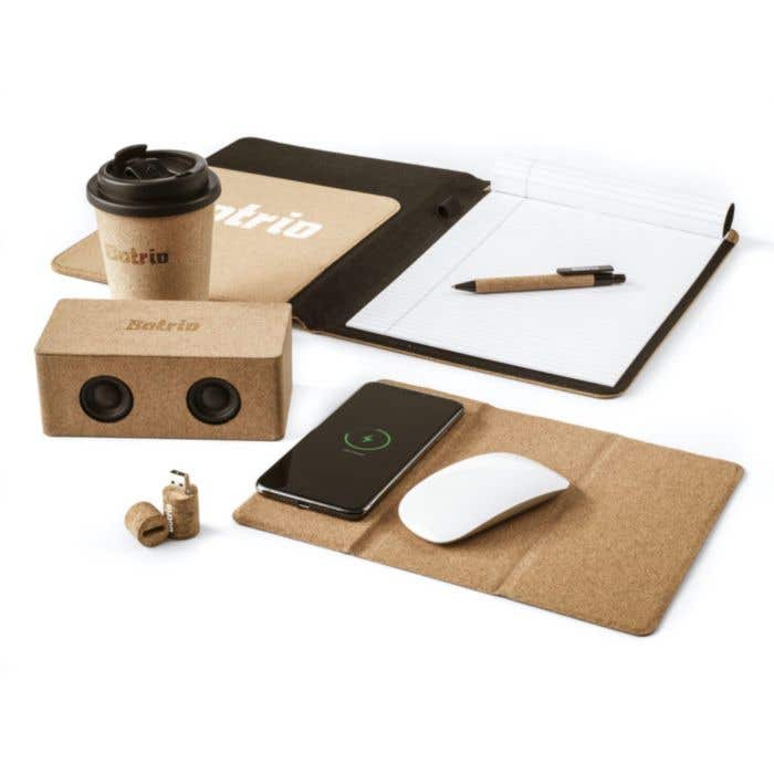 Cork Wireless Charging Mousepad tapis de souris