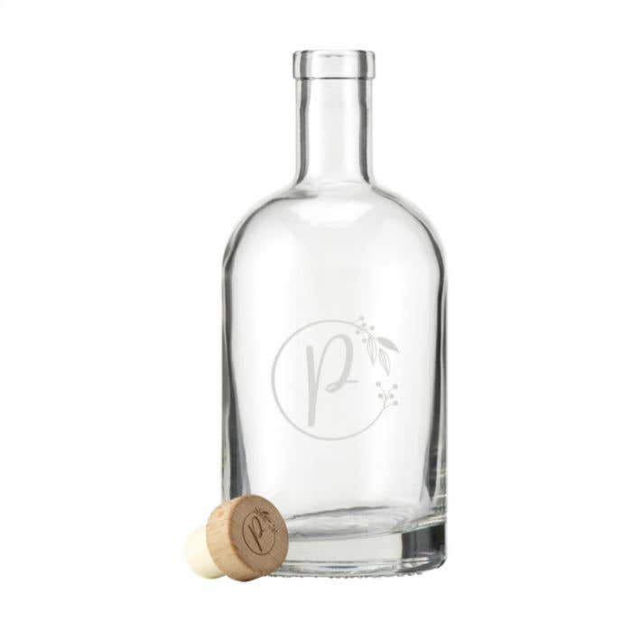 Helsinki Water Bottle Wooden Cork Stopper 700 ml
