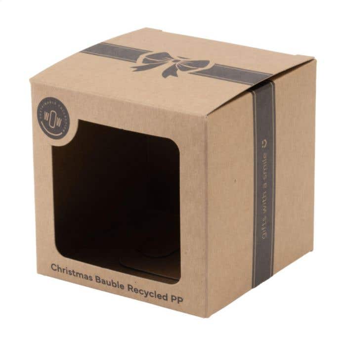 Weihnachtskugel Ø 7cm Recycled PP Box - Made in Europe