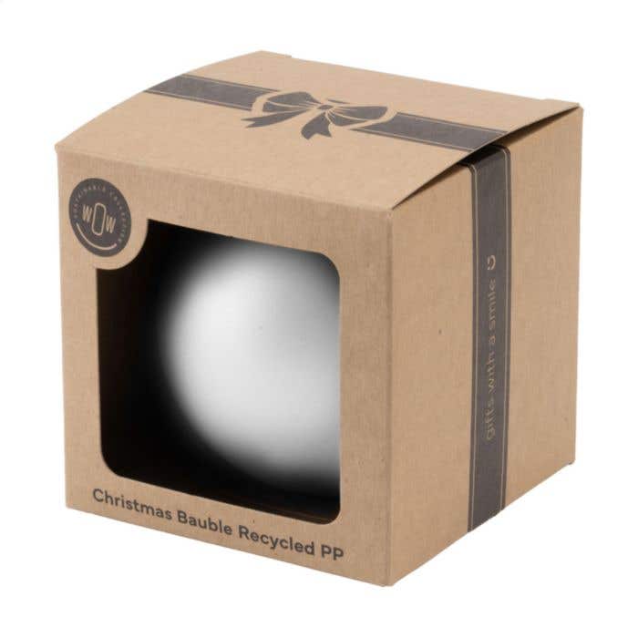 Boule de Noël Ø7cm Recycled PP Box - Made in Europe