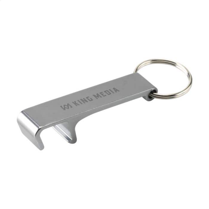 Alu Opener Phone Stand GRS Recycled keyring