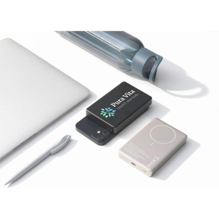 Wireless RCS Recycled Alu Magsafe Powerbank 10000