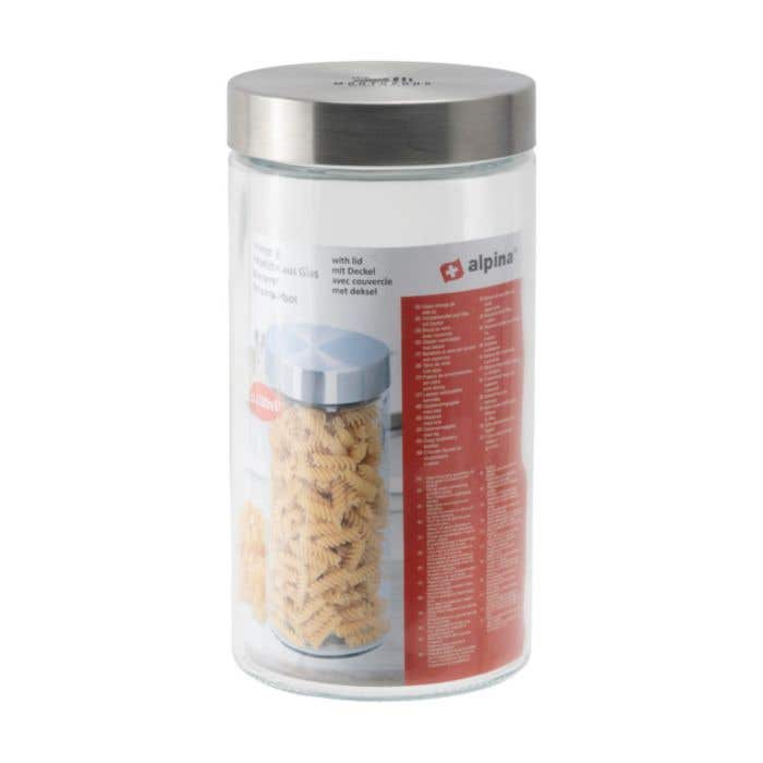 Trans Jar Pot de Rangement 1,5 L