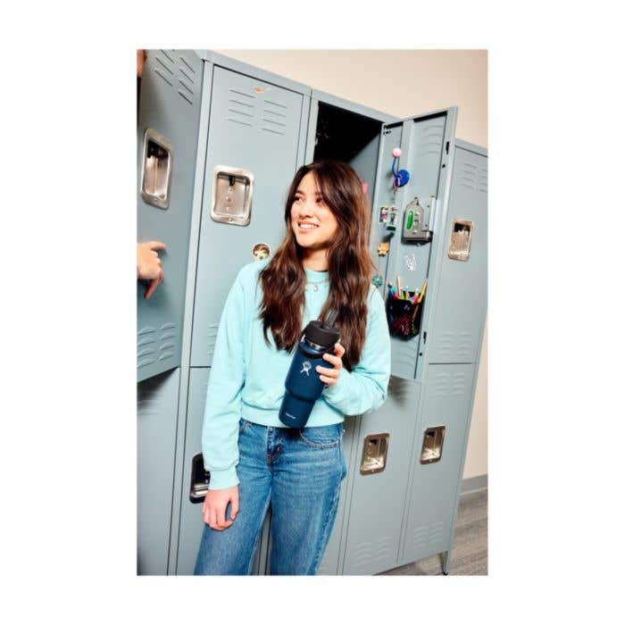 Hydro Flask Wide Mouth Travel Bottle with Flex Straw Cap 946 ml bouteille d'eau