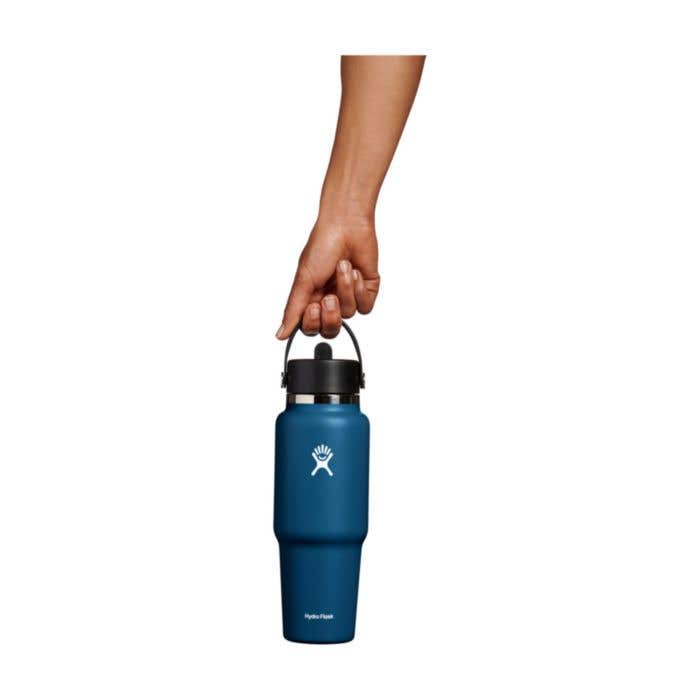 Hydro Flask Wide Mouth Travel Bottle with Flex Straw Cap 946 ml waterfles