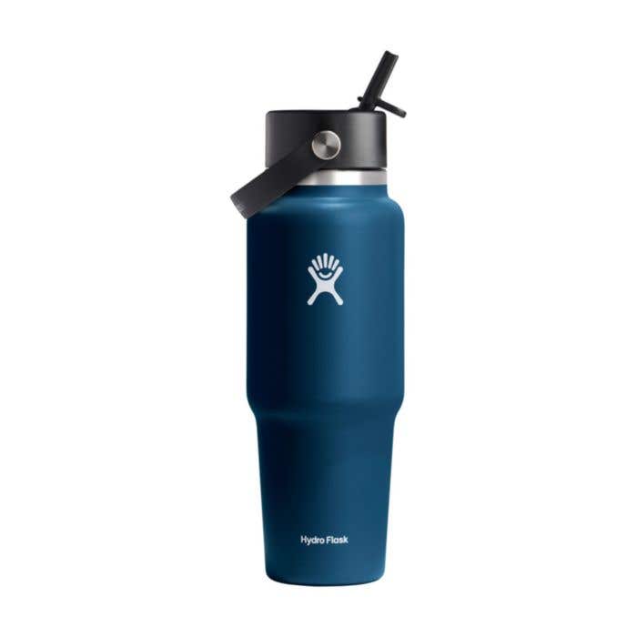Hydro Flask Wide Mouth Travel Bottle with Flex Straw Cap 946 ml waterfles