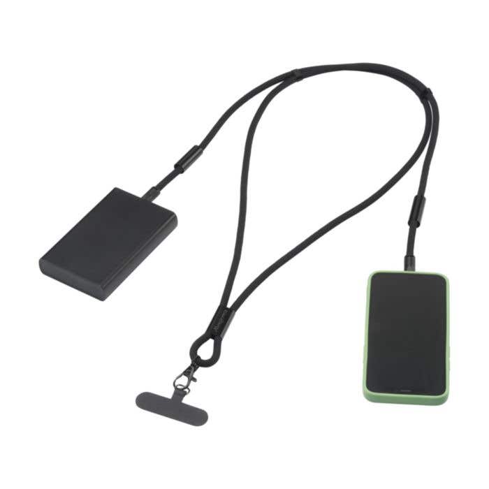 Lanyard 2-in-1 GRS RPET Load & Sync USB Cable