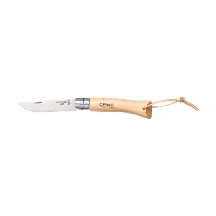 Opinel Inox No 07 pocket knife a belt pouch