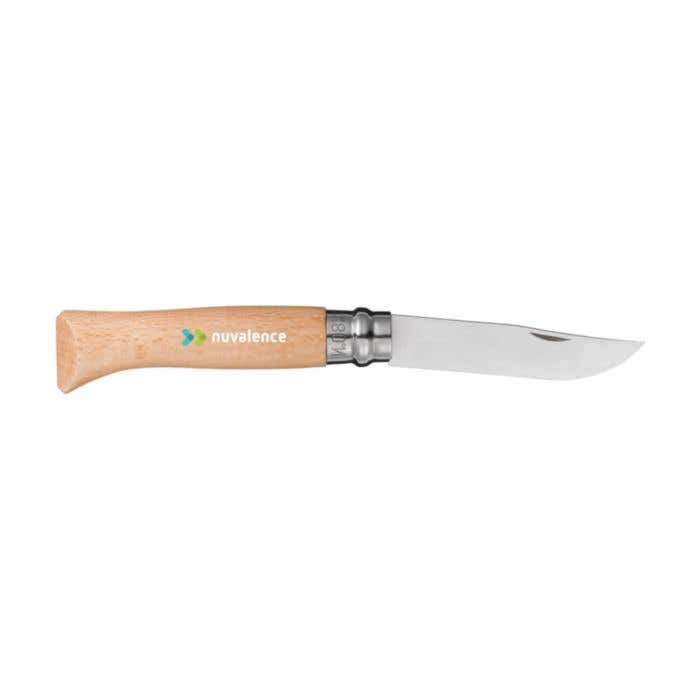 Opinel Inox No 08 couteau de poche en étui à couteau