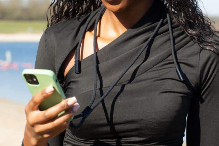 Lanyard 2-in-1 GRS RPET Load & Sync USB Cable