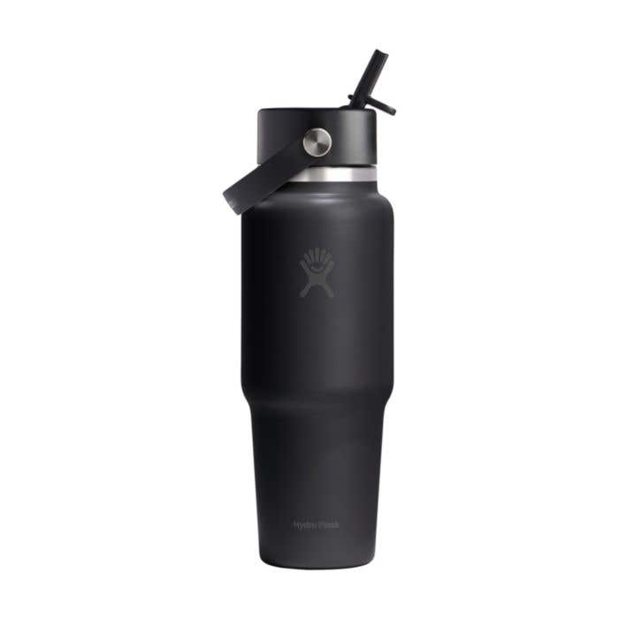 Hydro Flask Wide Mouth Travel Bottle with Flex Straw Cap 946 ml waterfles
