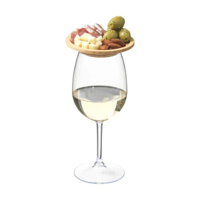 Wooosh Piccolo Bamboo Wine Glass Topper