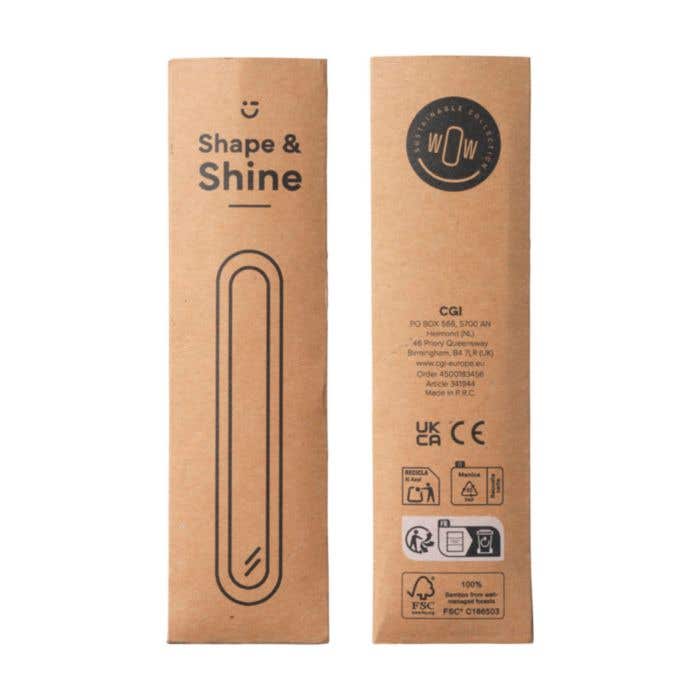Shape & Shine Bamboo Nagelfeile