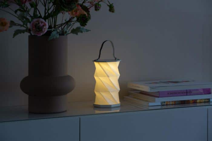 Wooosh Rising Lantern lampe LED en papier