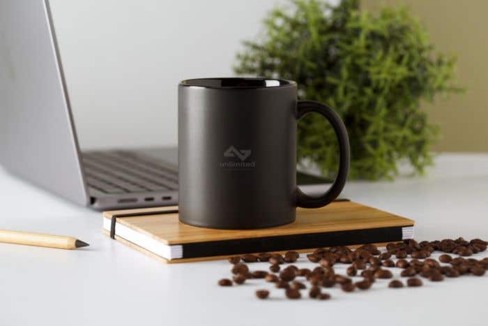 Kitty Mug Matt Black 350 ml
