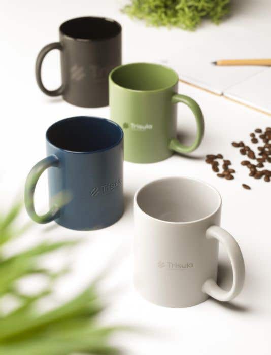 Kitty Mug Matt Black 350 ml