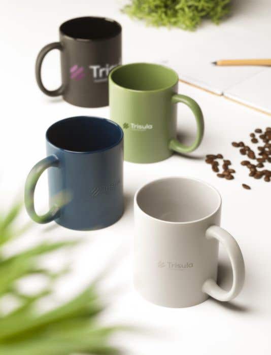 Kitty Mug Matt Black 350 ml