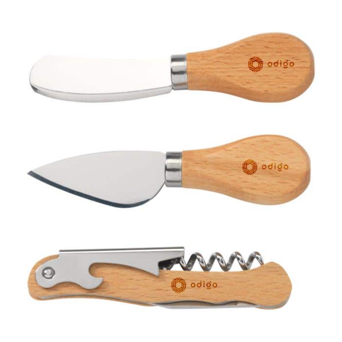 Wooosh Borgones Wine and Cheese Tool Set