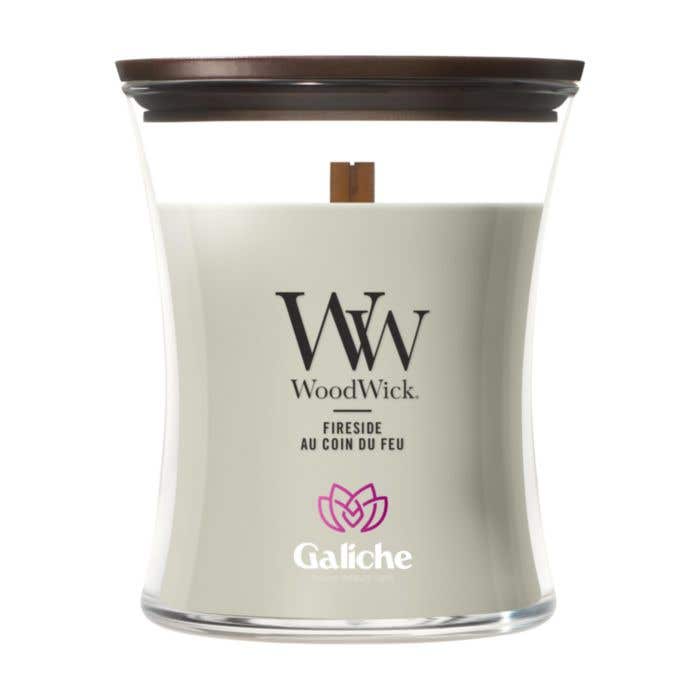 WoodWick Fireside Medium Candle bougie parfumée