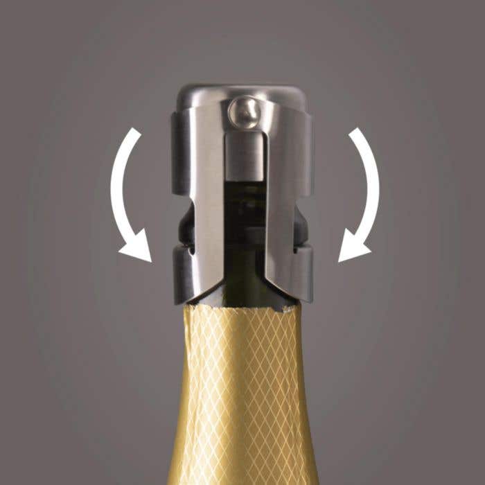Vacu Vin Champagne Stopper Stainless Steel bottle cap