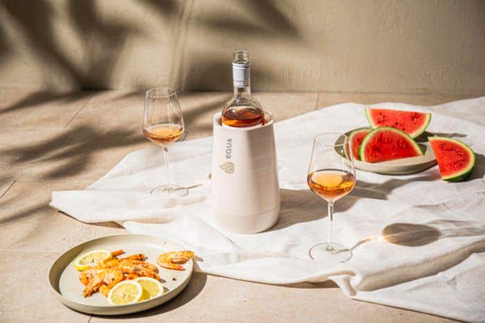 Vacu Vin Wine Cooler Hexo Sand wijnkoeler