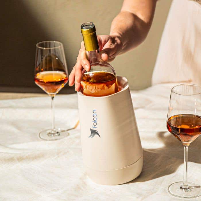 Vacu Vin Wine Cooler Hexo Sand wijnkoeler