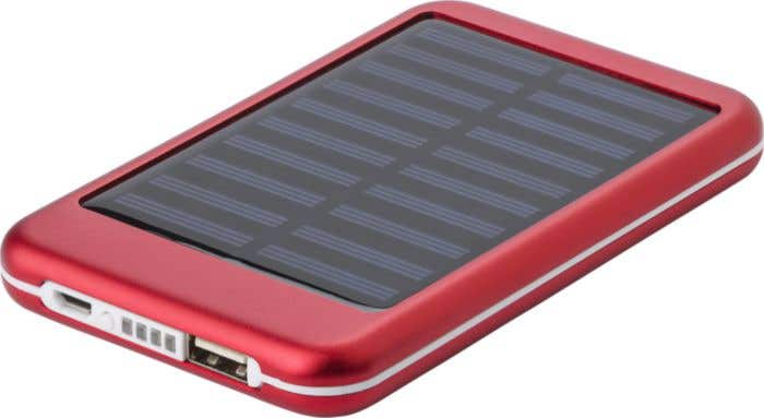 Power bank Tycho | Aluminium | Solaire | 4 000 mAh