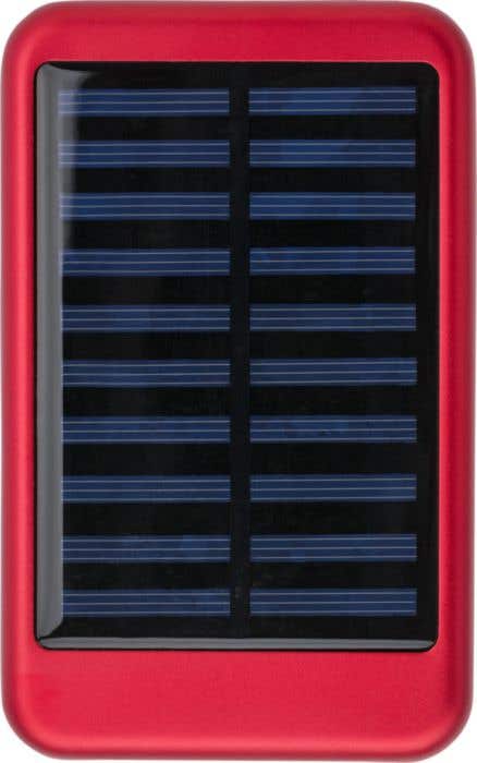 Power bank Tycho | Aluminium | Solaire | 4 000 mAh