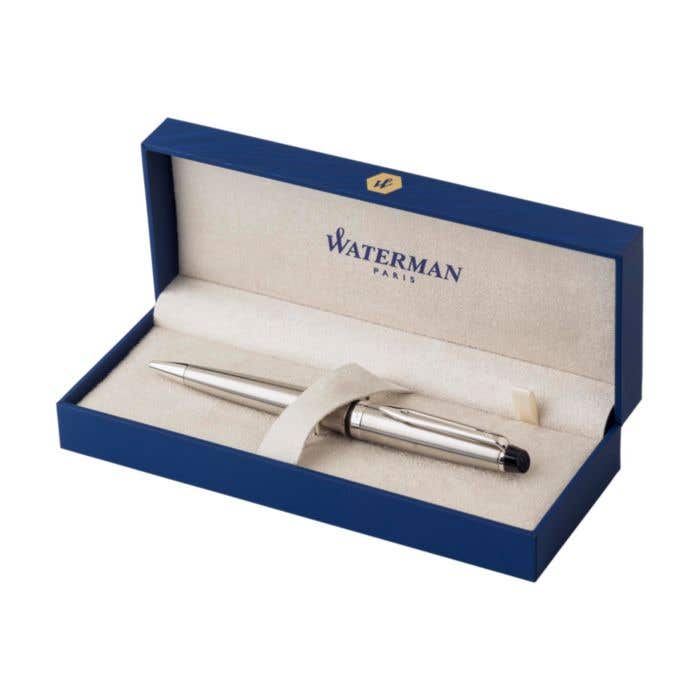 Waterman Expert ballpen | Stainless steel