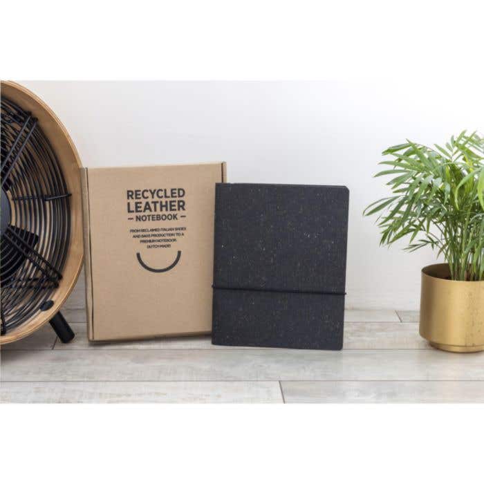 Recycled Leather Refillable Paper Notebook A5